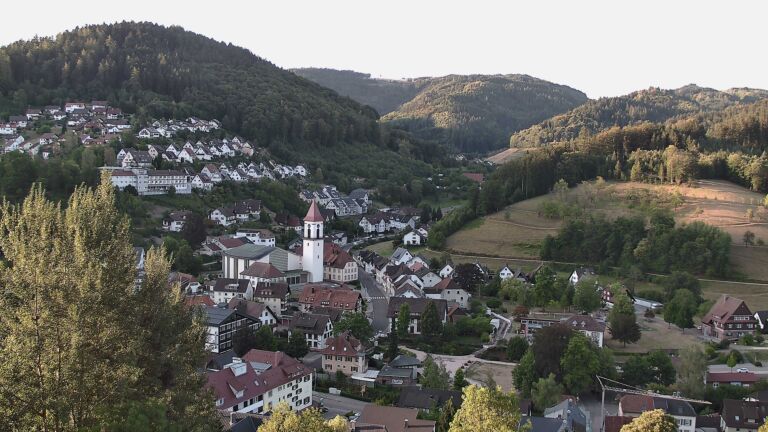 Dieses Bild zeigt eine Webcam-Aufnahme von Ottenhöfen, aufgenommen am Mittwoch, den 12.08.2026 um 07:20 Uhr