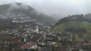 Dieses Bild zeigt eine Webcam-Aufnahme von Ottenhöfen, aufgenommen am Dienstag, den 24.02.2026 um 16:20 Uhr