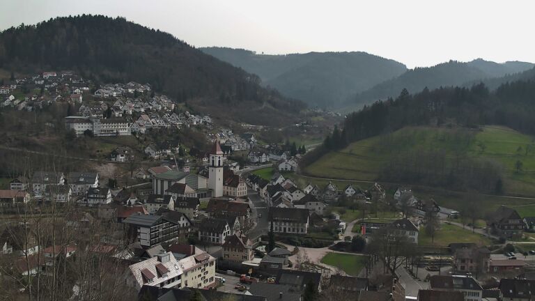 Dieses Bild zeigt eine Webcam-Aufnahme von Ottenhöfen, aufgenommen am Freitag, den 06.03.2026 um 14:20 Uhr