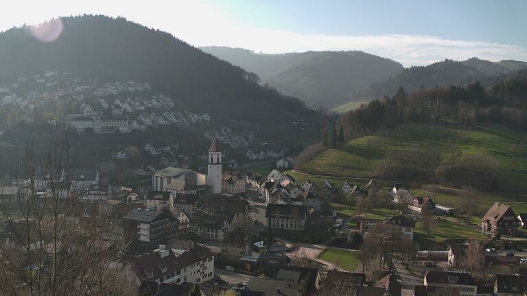 Dieses Bild zeigt eine Webcam-Aufnahme von Ottenhöfen, aufgenommen am Donnerstag, den 19.03.2026 um 08:30 Uhr