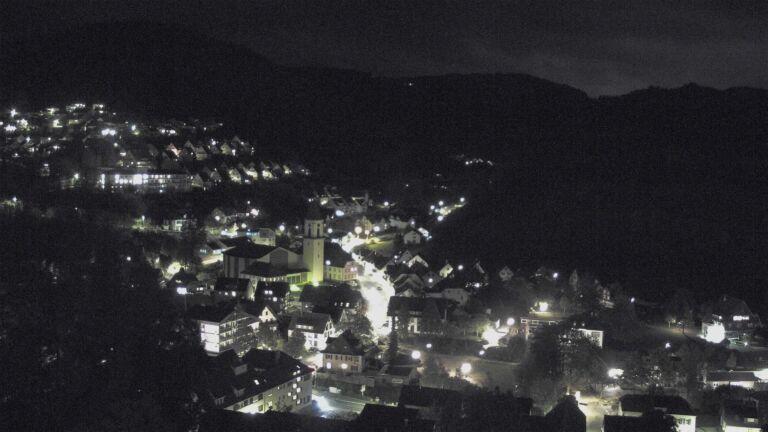 Dieses Bild zeigt eine Webcam-Aufnahme von Ottenhöfen, aufgenommen am Freitag, den 23.10.2026 um 20:50 Uhr