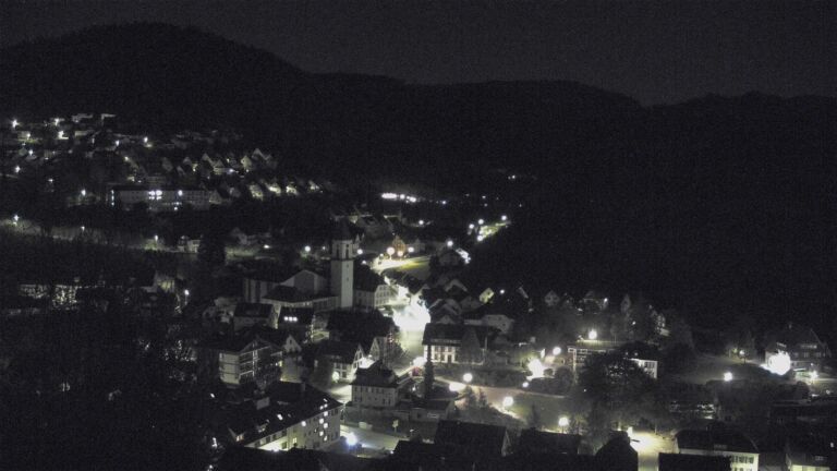 Dieses Bild zeigt eine Webcam-Aufnahme von Ottenhöfen, aufgenommen am Samstag, den 25.04.2026 um 02:30 Uhr