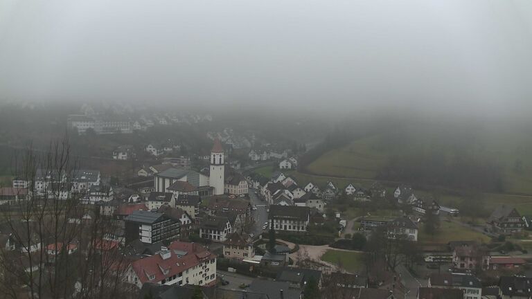 Dieses Bild zeigt eine Webcam-Aufnahme von Ottenhöfen, aufgenommen am Samstag, den 14.02.2026 um 10:30 Uhr