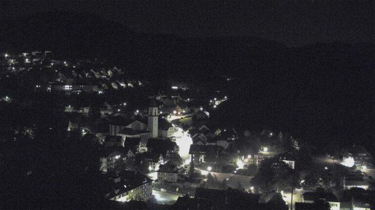 Dieses Bild zeigt eine Webcam-Aufnahme von Ottenhöfen, aufgenommen am Mittwoch, den 08.07.2026 um 00:30 Uhr