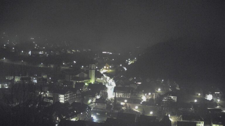 Dieses Bild zeigt eine Webcam-Aufnahme von Ottenhöfen, aufgenommen am Sonntag, den 12.04.2026 um 22:30 Uhr