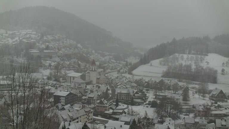 Dieses Bild zeigt eine Webcam-Aufnahme von Ottenhöfen, aufgenommen am Samstag, den 10.01.2026 um 10:30 Uhr