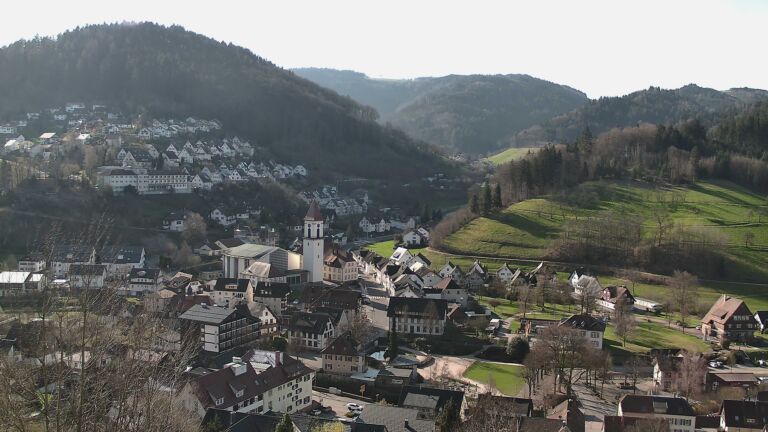 Dieses Bild zeigt eine Webcam-Aufnahme von Ottenhöfen, aufgenommen am Mittwoch, den 18.03.2026 um 09:10 Uhr