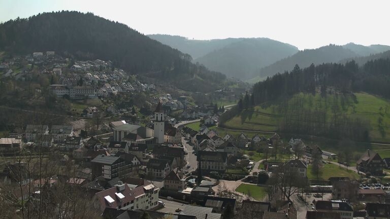 Dieses Bild zeigt eine Webcam-Aufnahme von Ottenhöfen, aufgenommen am Sonntag, den 22.03.2026 um 12:20 Uhr