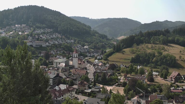 Dieses Bild zeigt eine Webcam-Aufnahme von Ottenhöfen, aufgenommen am Freitag, den 31.07.2026 um 10:50 Uhr