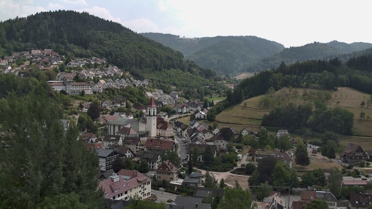 Dieses Bild zeigt eine Webcam-Aufnahme von Ottenhöfen, aufgenommen am Donnerstag, den 30.07.2026 um 14:50 Uhr