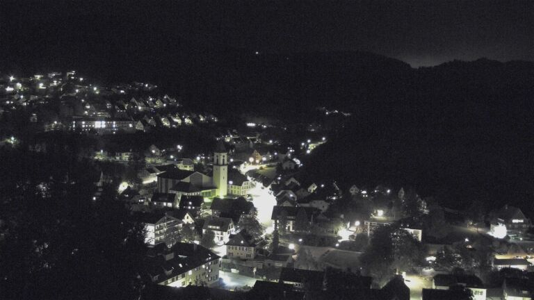 Dieses Bild zeigt eine Webcam-Aufnahme von Ottenhöfen, aufgenommen am Freitag, den 09.10.2026 um 20:50 Uhr