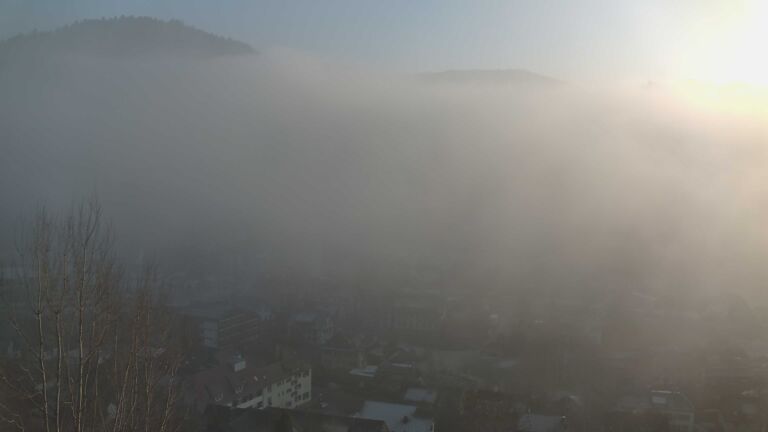 Dieses Bild zeigt eine Webcam-Aufnahme von Ottenhöfen, aufgenommen am Montag, den 29.12.2025 um 15:30 Uhr