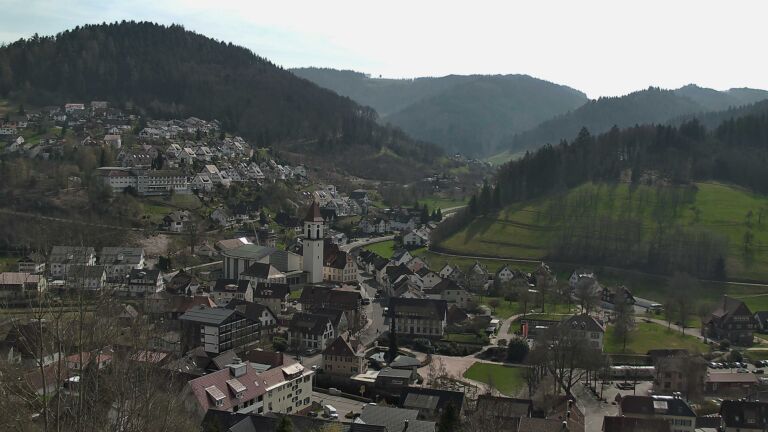 Dieses Bild zeigt eine Webcam-Aufnahme von Ottenhöfen, aufgenommen am Dienstag, den 24.03.2026 um 12:50 Uhr