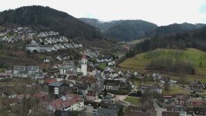 Dieses Bild zeigt eine Webcam-Aufnahme von Ottenhöfen, aufgenommen am Sonntag, den 15.02.2026 um 12:40 Uhr