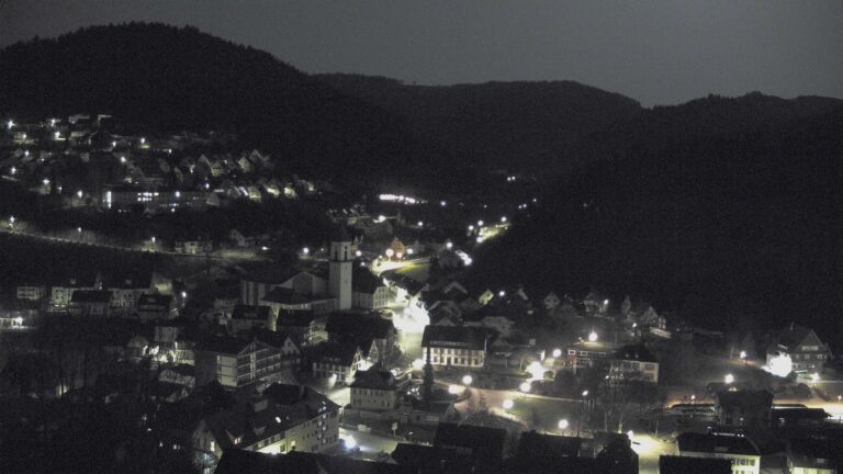 Dieses Bild zeigt eine Webcam-Aufnahme von Ottenhöfen, aufgenommen am Samstag, den 07.03.2026 um 03:30 Uhr