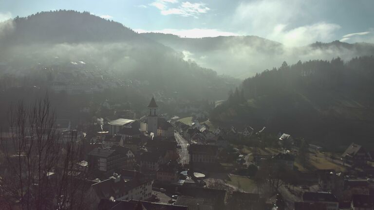 Dieses Bild zeigt eine Webcam-Aufnahme von Ottenhöfen, aufgenommen am Donnerstag, den 05.02.2026 um 11:00 Uhr