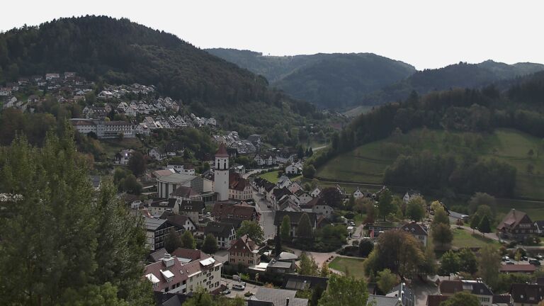 Dieses Bild zeigt eine Webcam-Aufnahme von Ottenhöfen, aufgenommen am Mittwoch, den 07.10.2026 um 12:50 Uhr
