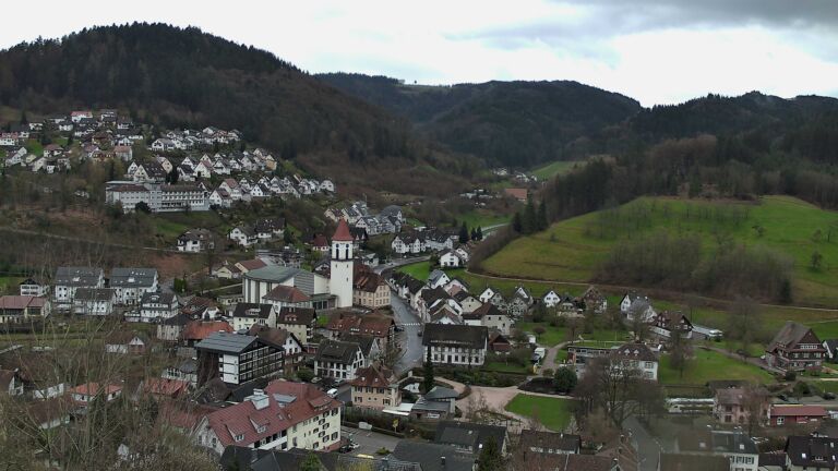 Dieses Bild zeigt eine Webcam-Aufnahme von Ottenhöfen, aufgenommen am Mittwoch, den 25.03.2026 um 14:40 Uhr