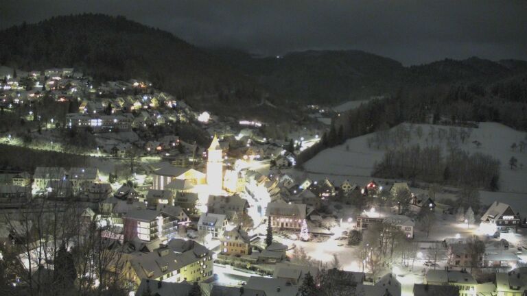 Dieses Bild zeigt eine Webcam-Aufnahme von Ottenhöfen, aufgenommen am Freitag, den 02.01.2026 um 20:50 Uhr