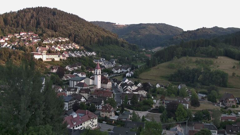 Dieses Bild zeigt eine Webcam-Aufnahme von Ottenhöfen, aufgenommen am Mittwoch, den 29.07.2026 um 20:30 Uhr