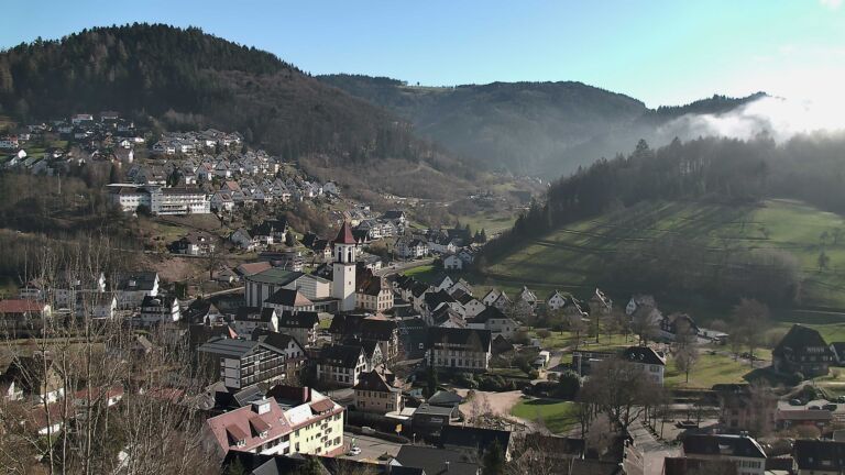 Dieses Bild zeigt eine Webcam-Aufnahme von Ottenhöfen, aufgenommen am Mittwoch, den 25.02.2026 um 14:50 Uhr