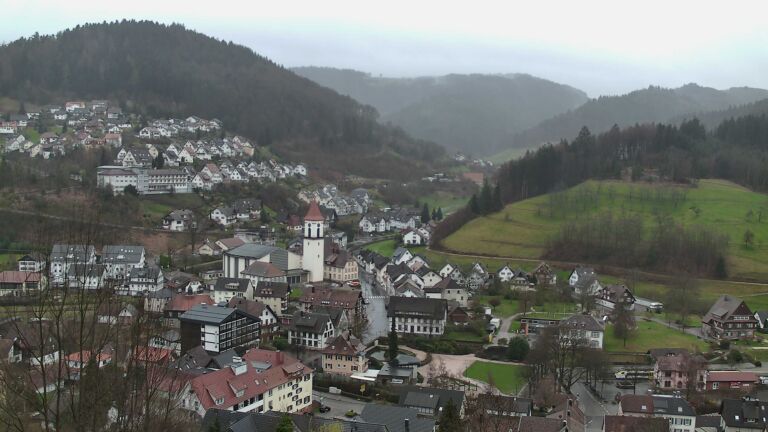 Dieses Bild zeigt eine Webcam-Aufnahme von Ottenhöfen, aufgenommen am Samstag, den 14.03.2026 um 07:40 Uhr