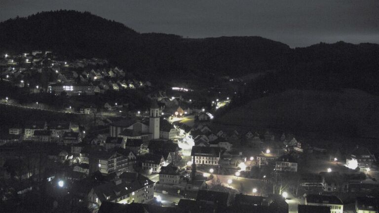 Dieses Bild zeigt eine Webcam-Aufnahme von Ottenhöfen, aufgenommen am Montag, den 02.02.2026 um 02:00 Uhr