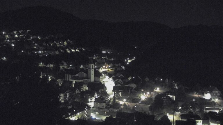 Dieses Bild zeigt eine Webcam-Aufnahme von Ottenhöfen, aufgenommen am Freitag, den 07.08.2026 um 03:30 Uhr