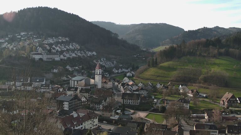 Dieses Bild zeigt eine Webcam-Aufnahme von Ottenhöfen, aufgenommen am Dienstag, den 24.03.2026 um 08:10 Uhr