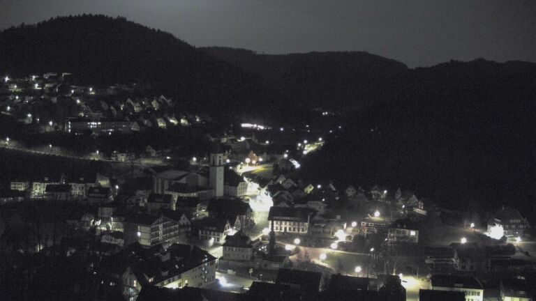 Dieses Bild zeigt eine Webcam-Aufnahme von Ottenhöfen, aufgenommen am Sonntag, den 08.03.2026 um 02:00 Uhr