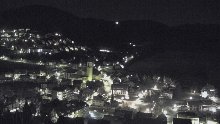 Dieses Bild zeigt eine Webcam-Aufnahme von Ottenhöfen, aufgenommen am Mittwoch, den 31.12.2025 um 05:50 Uhr