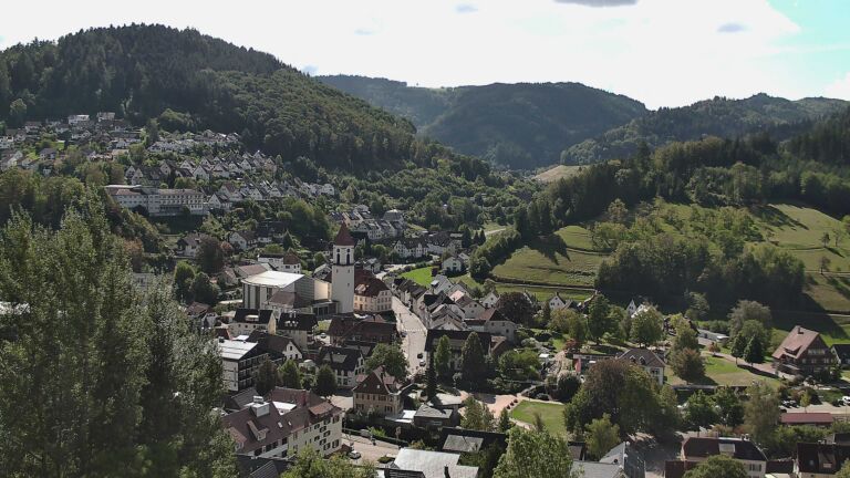 Dieses Bild zeigt eine Webcam-Aufnahme von Ottenhöfen, aufgenommen am Montag, den 14.09.2026 um 11:50 Uhr