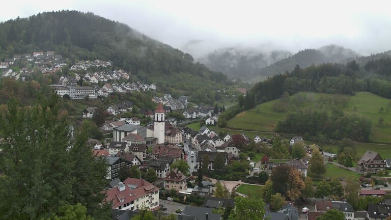 Dieses Bild zeigt eine Webcam-Aufnahme von Ottenhöfen, aufgenommen am Mittwoch, den 21.10.2026 um 10:20 Uhr