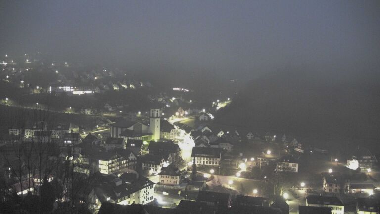 Dieses Bild zeigt eine Webcam-Aufnahme von Ottenhöfen, aufgenommen am Sonntag, den 01.02.2026 um 07:10 Uhr