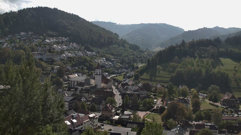 Dieses Bild zeigt eine Webcam-Aufnahme von Ottenhöfen, aufgenommen am Samstag, den 03.10.2026 um 12:50 Uhr