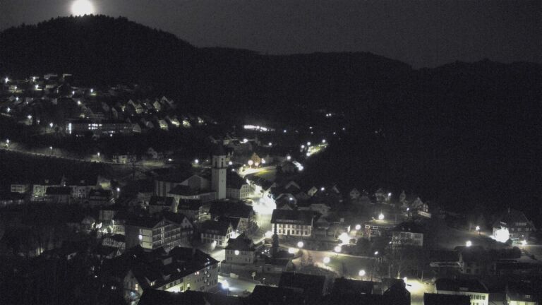 Dieses Bild zeigt eine Webcam-Aufnahme von Ottenhöfen, aufgenommen am Montag, den 09.03.2026 um 02:00 Uhr