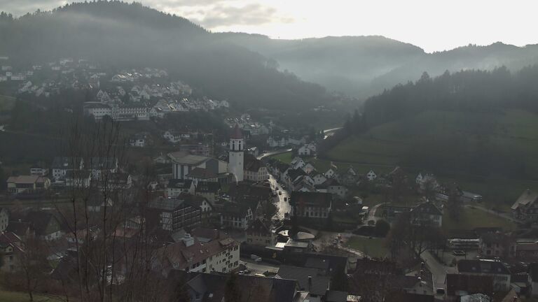 Dieses Bild zeigt eine Webcam-Aufnahme von Ottenhöfen, aufgenommen am Samstag, den 20.12.2025 um 11:20 Uhr