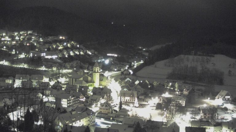 Dieses Bild zeigt eine Webcam-Aufnahme von Ottenhöfen, aufgenommen am Freitag, den 02.01.2026 um 06:10 Uhr