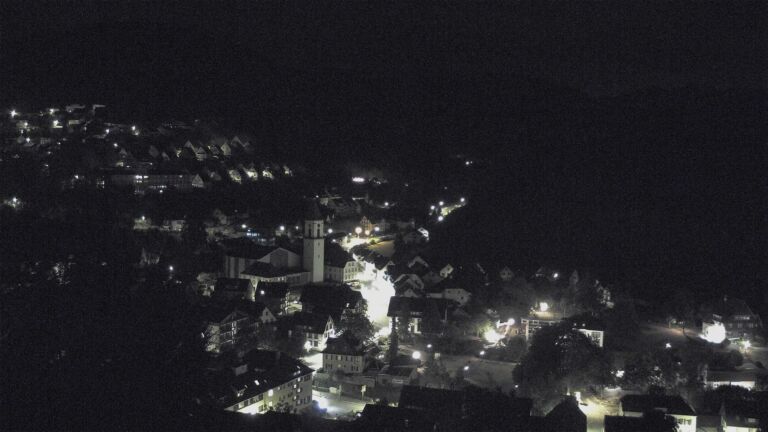 Dieses Bild zeigt eine Webcam-Aufnahme von Ottenhöfen, aufgenommen am Samstag, den 22.08.2026 um 02:00 Uhr