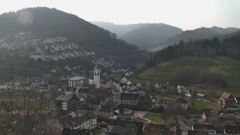 Dieses Bild zeigt eine Webcam-Aufnahme von Ottenhöfen, aufgenommen am Montag, den 09.03.2026 um 08:40 Uhr