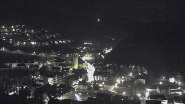 Dieses Bild zeigt eine Webcam-Aufnahme von Ottenhöfen, aufgenommen am Samstag, den 14.02.2026 um 05:50 Uhr