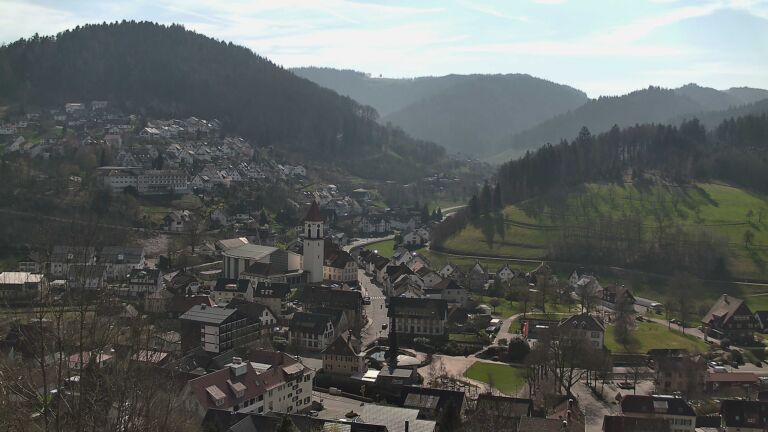 Dieses Bild zeigt eine Webcam-Aufnahme von Ottenhöfen, aufgenommen am Donnerstag, den 19.03.2026 um 11:50 Uhr