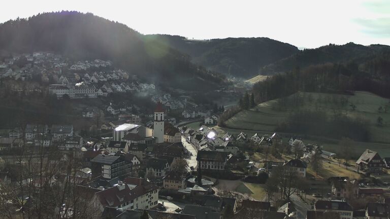 Dieses Bild zeigt eine Webcam-Aufnahme von Ottenhöfen, aufgenommen am Dienstag, den 27.01.2026 um 10:30 Uhr