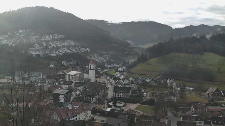 Dieses Bild zeigt eine Webcam-Aufnahme von Ottenhöfen, aufgenommen am Samstag, den 31.01.2026 um 09:00 Uhr