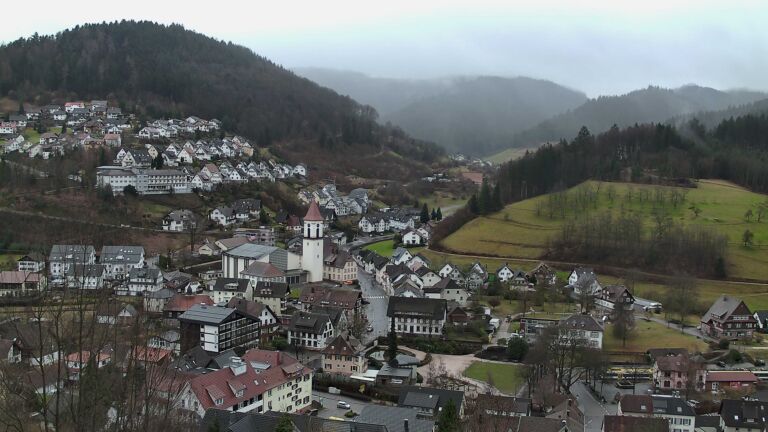 Dieses Bild zeigt eine Webcam-Aufnahme von Ottenhöfen, aufgenommen am Mittwoch, den 11.02.2026 um 14:40 Uhr