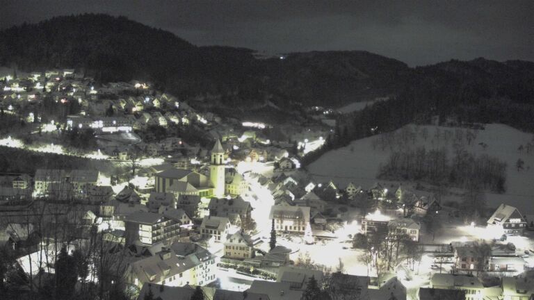 Dieses Bild zeigt eine Webcam-Aufnahme von Ottenhöfen, aufgenommen am Sonntag, den 04.01.2026 um 06:40 Uhr