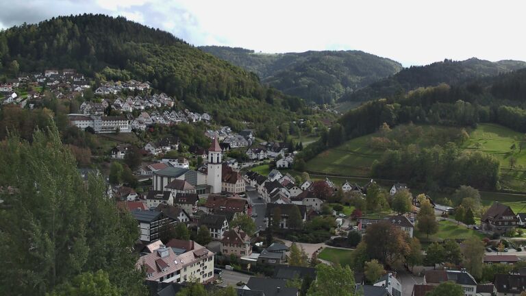 Dieses Bild zeigt eine Webcam-Aufnahme von Ottenhöfen, aufgenommen am Donnerstag, den 22.10.2026 um 14:50 Uhr