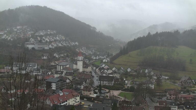 Dieses Bild zeigt eine Webcam-Aufnahme von Ottenhöfen, aufgenommen am Dienstag, den 24.02.2026 um 11:20 Uhr