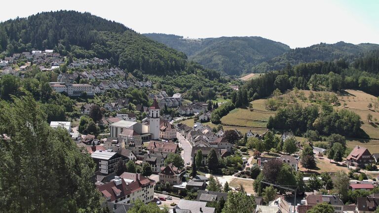 Dieses Bild zeigt eine Webcam-Aufnahme von Ottenhöfen, aufgenommen am Freitag, den 24.07.2026 um 11:50 Uhr