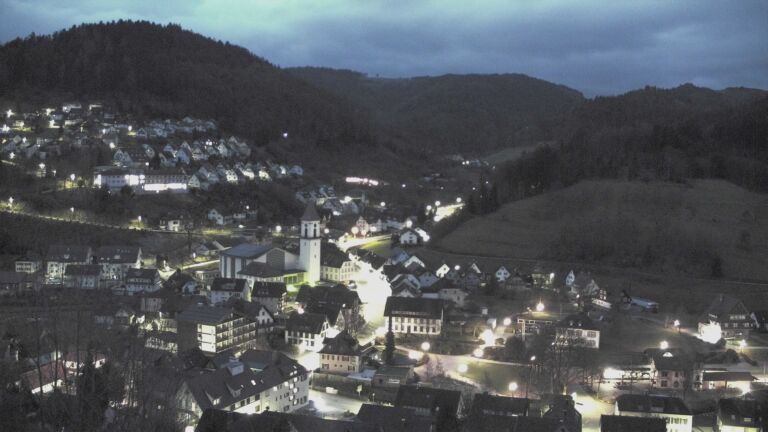 Dieses Bild zeigt eine Webcam-Aufnahme von Ottenhöfen, aufgenommen am Sonntag, den 01.03.2026 um 06:30 Uhr